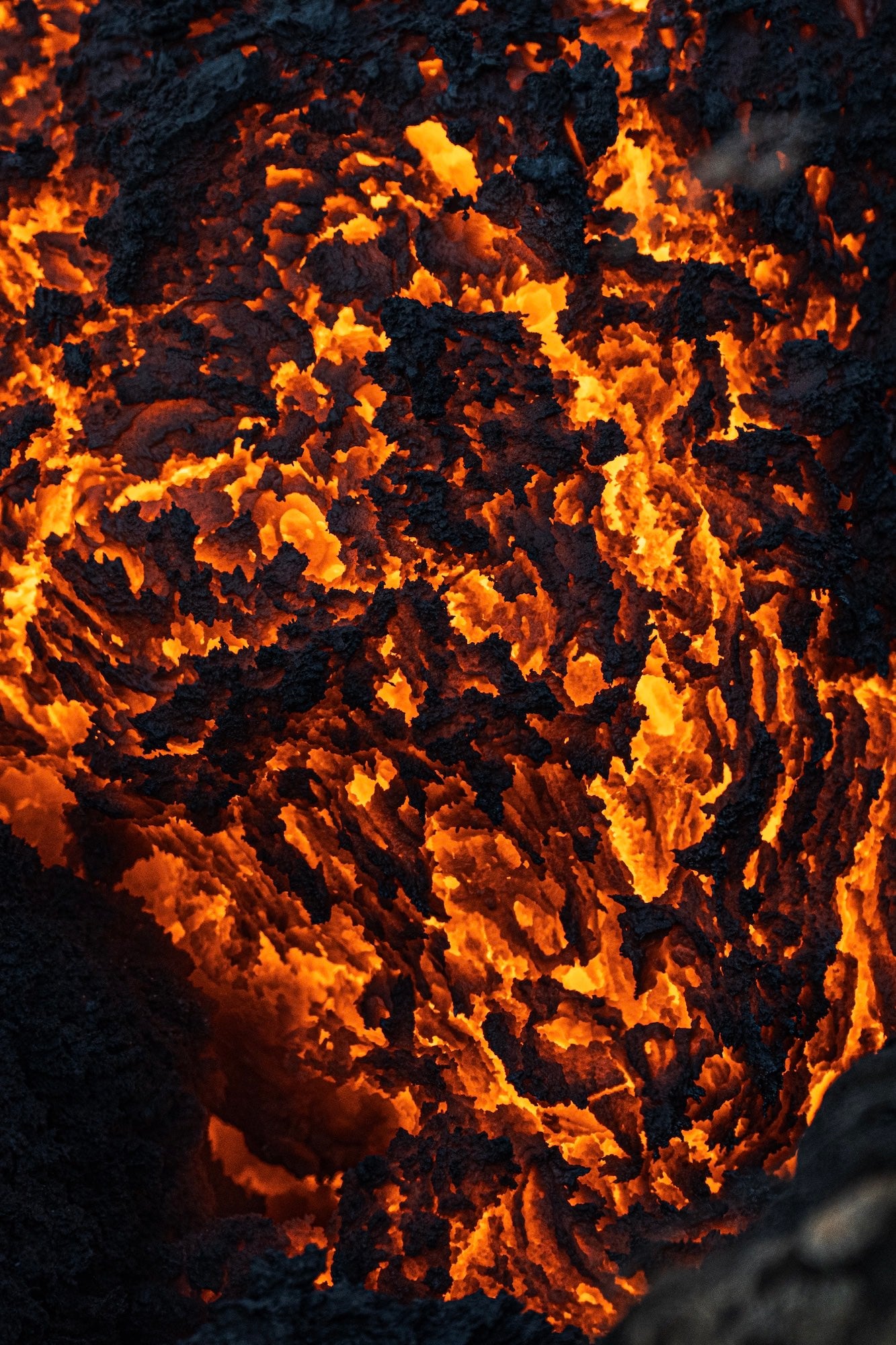 Lava from the July 2025 volcanic eruption in Iceland's Reykjanes peninsula.