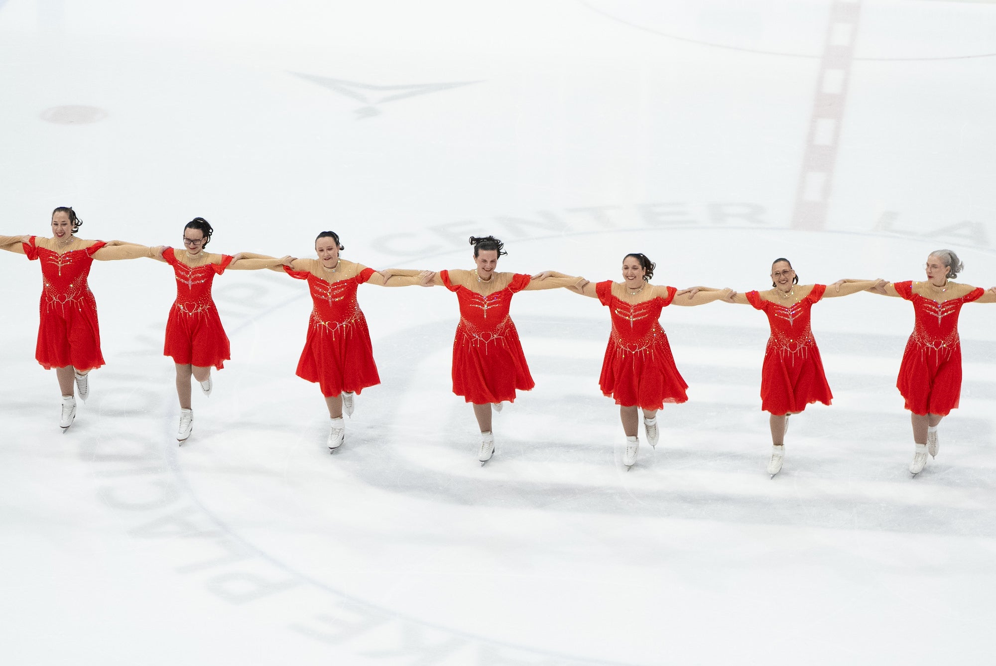 Synchronized skating at the Empire State Winter Games