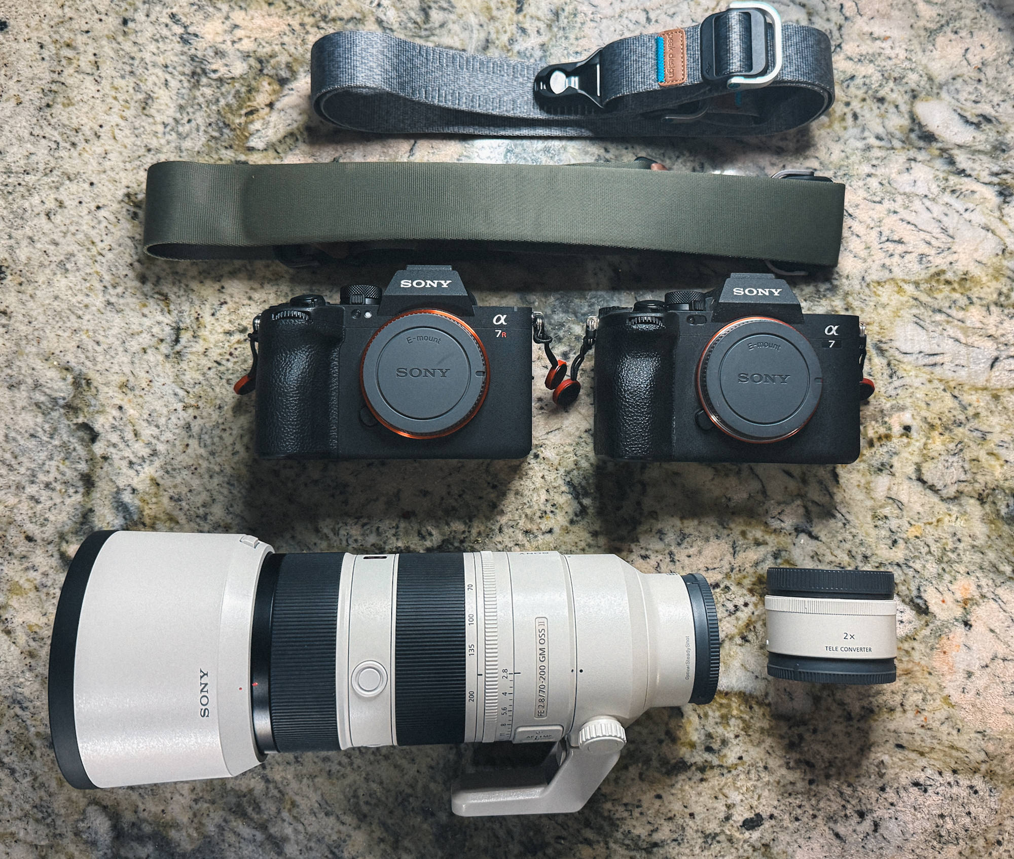 Cole @cbwaves uses several Sony Alpha camera bodies alongside the FE 70&ndash;200mm f/2.8 GM OSS II lens and 2x Teleconverter for ocean shoots.