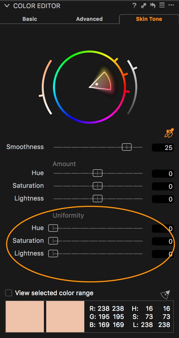 Advanced Color Editor - Capture One